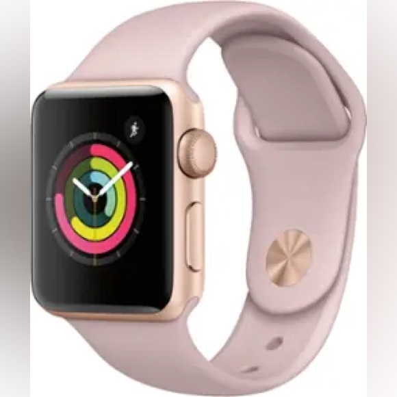 Apple Smartwatch Series 3 with Soft Pink Band and Rose Gold
